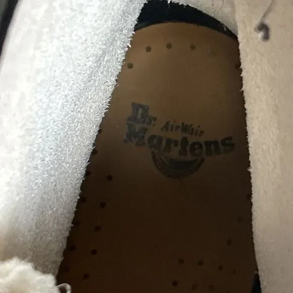 Dr. Doc Martens Boots Womens Size 9 Lace Up Combat White Leather 11821 - Picture 2 of 11